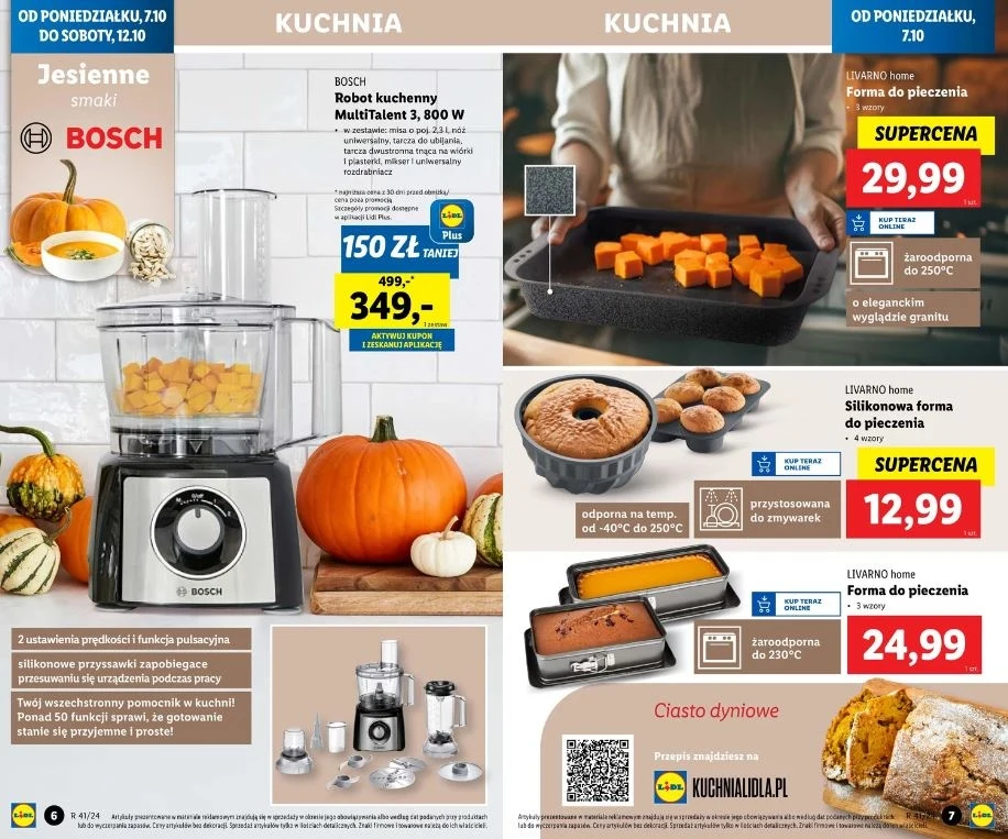 Lidl oferuje promocję na robota kuchennego Bosch!