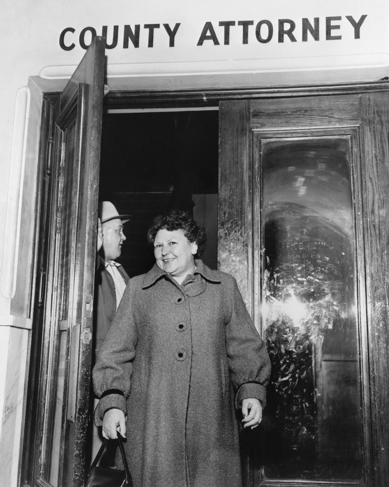Nannie Doss w drodze do celi więziennej