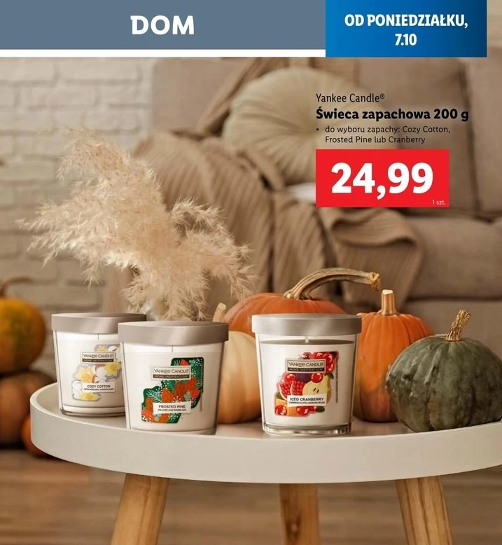 Świeczki Yanke Candle w Lidlu 