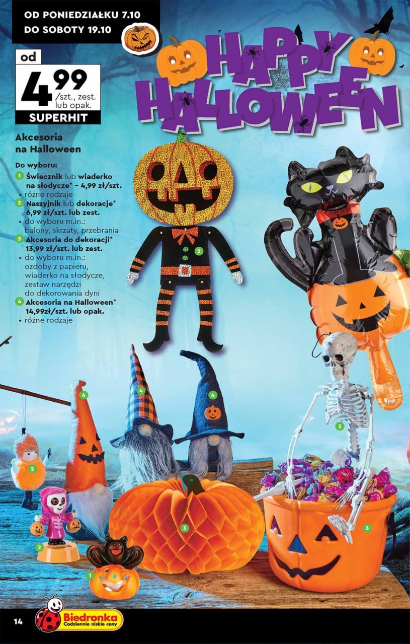 Gazetka: Halloween z Biedronką  - strona 14