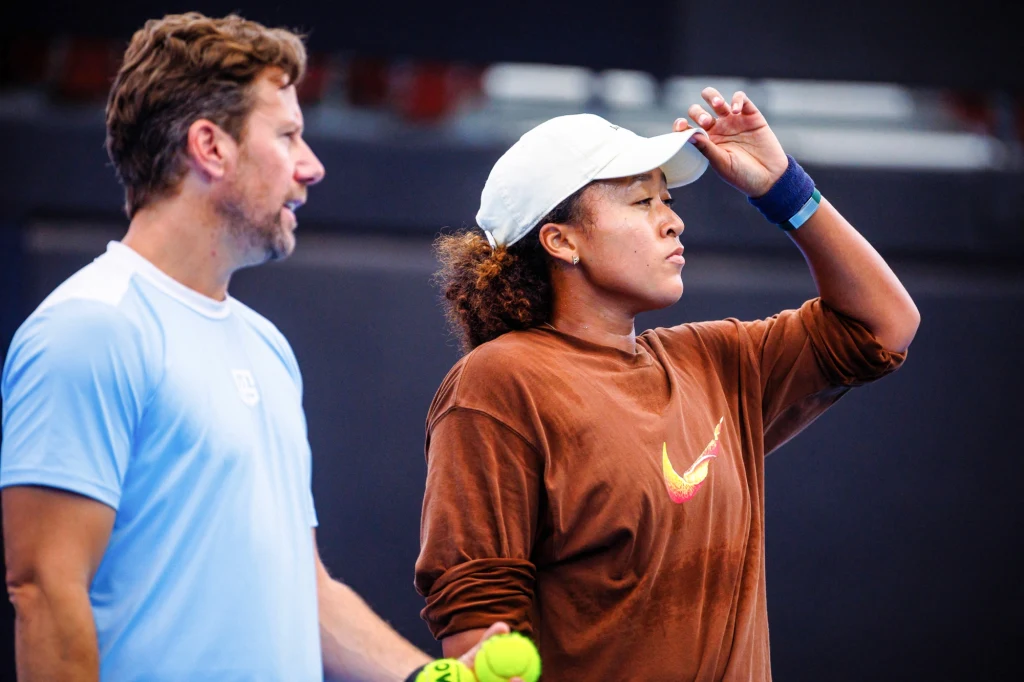 Wim Fissette i Naomi Osaka Wim Fissette i Naomi Osaka