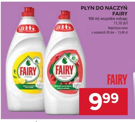 Płyn do naczyń Fairy