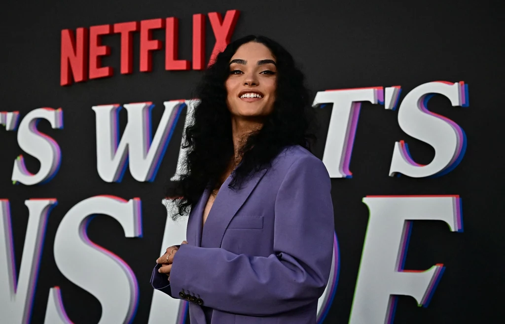 Brittany O'Grady na premierze nowego hitu Netflixa