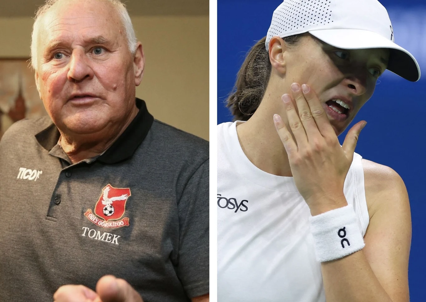 Jan Tomaszewski i Iga Świątek Jan Tomaszewski i Iga Świątek