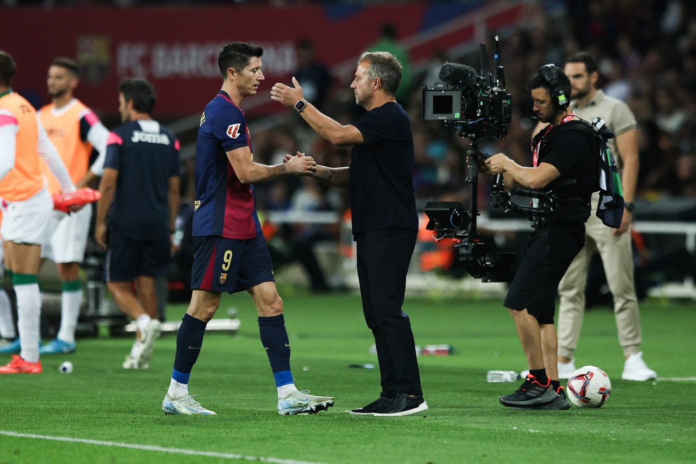 Robert Lewandowski i Hansi Flick