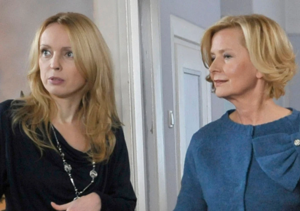 Katarzyna Tlałka i Barbara Bursztynowicz w "Klanie"