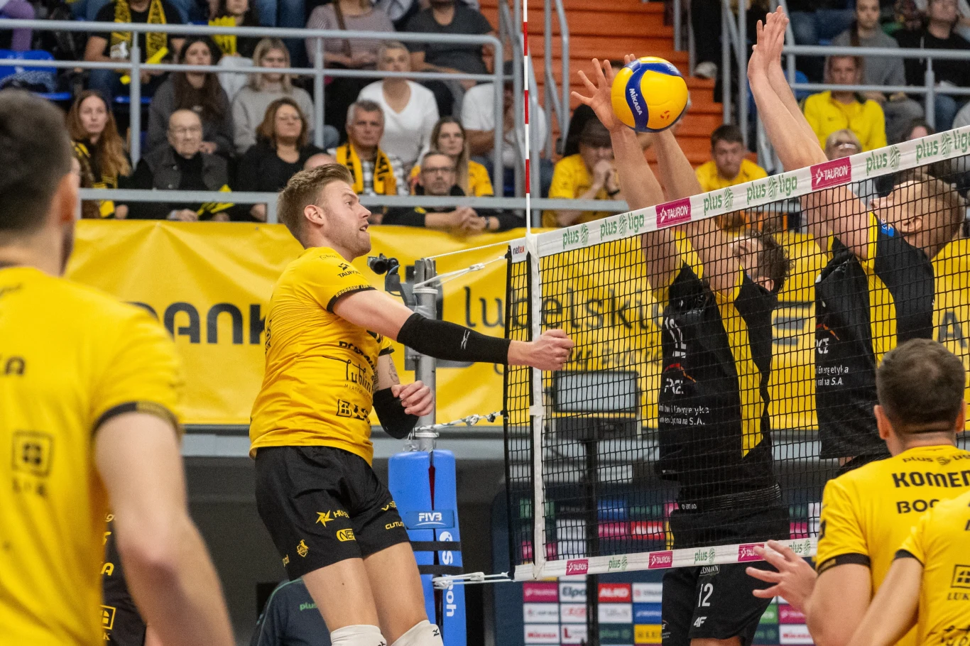 Bennie Tuinstra z Bogdanki LUK Lublin w ataku