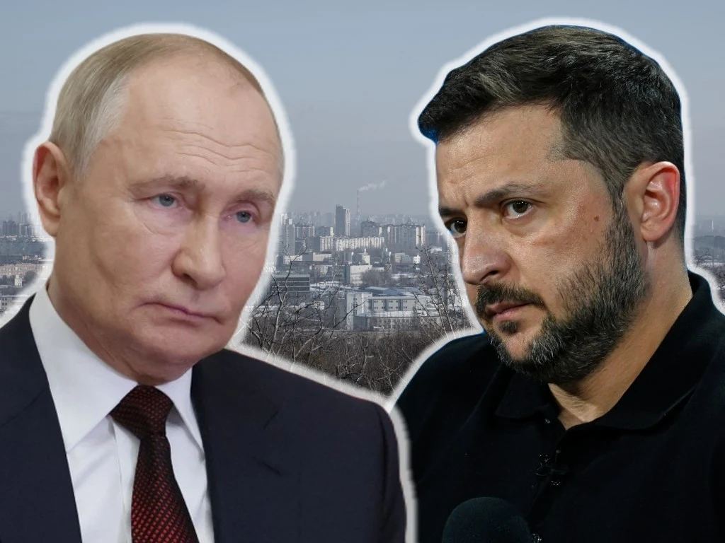 Władimir Putin i Wołodymyr Zełenski Władimir Putin i Wołodymyr Zełenski