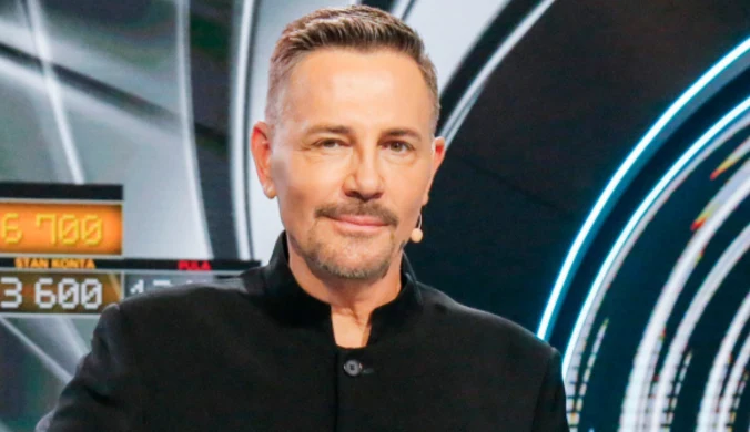 Krzysztof Ibisz na planie "Awantury o kasę"