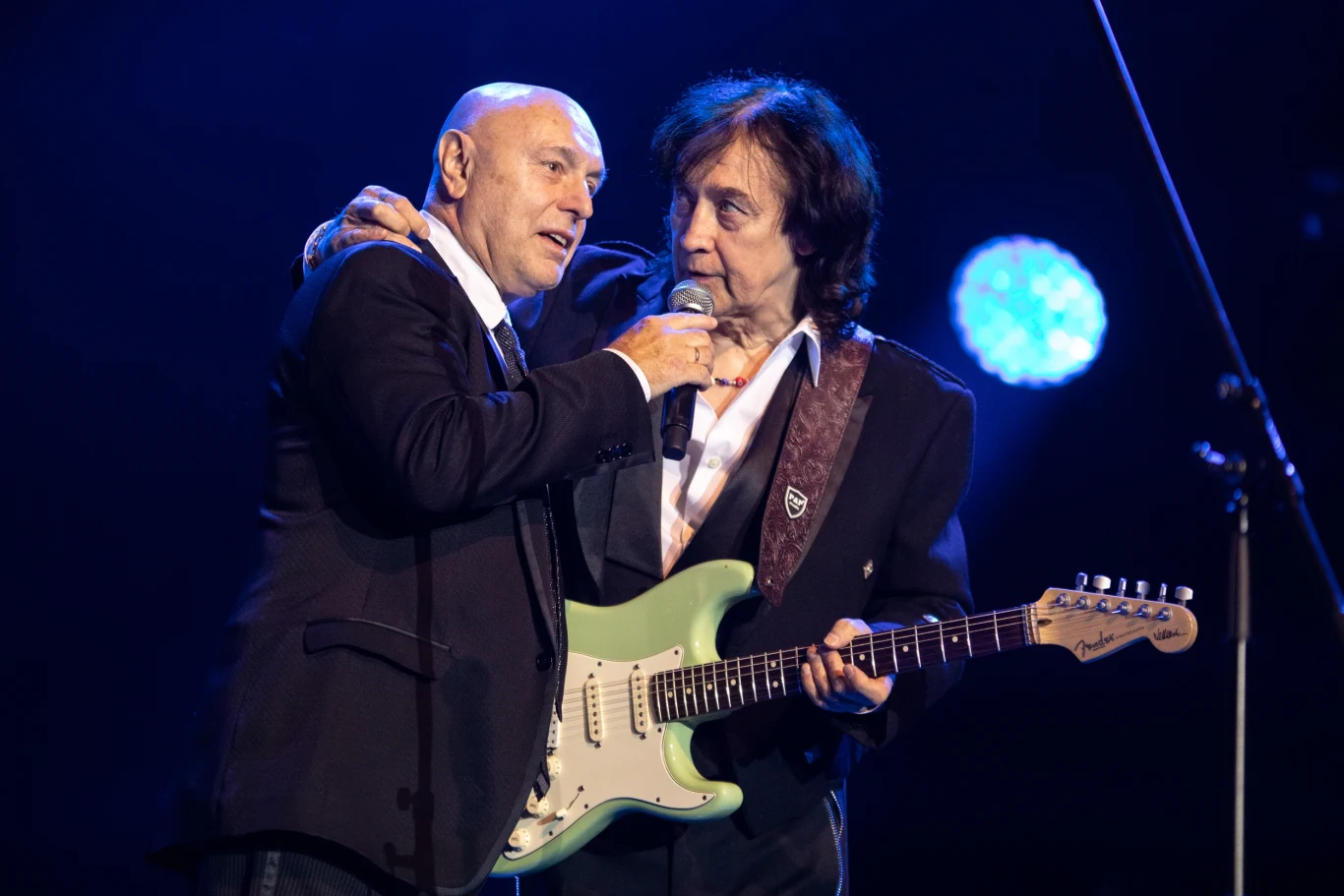 Shakin' Dudi i Jan Borysewicz podczas Rawa Blues Festival 2024 w katowickim Spodku Shakin' Dudi i Jan Borysewicz podczas Rawa Blues Festival 2024 w katowickim Spodku