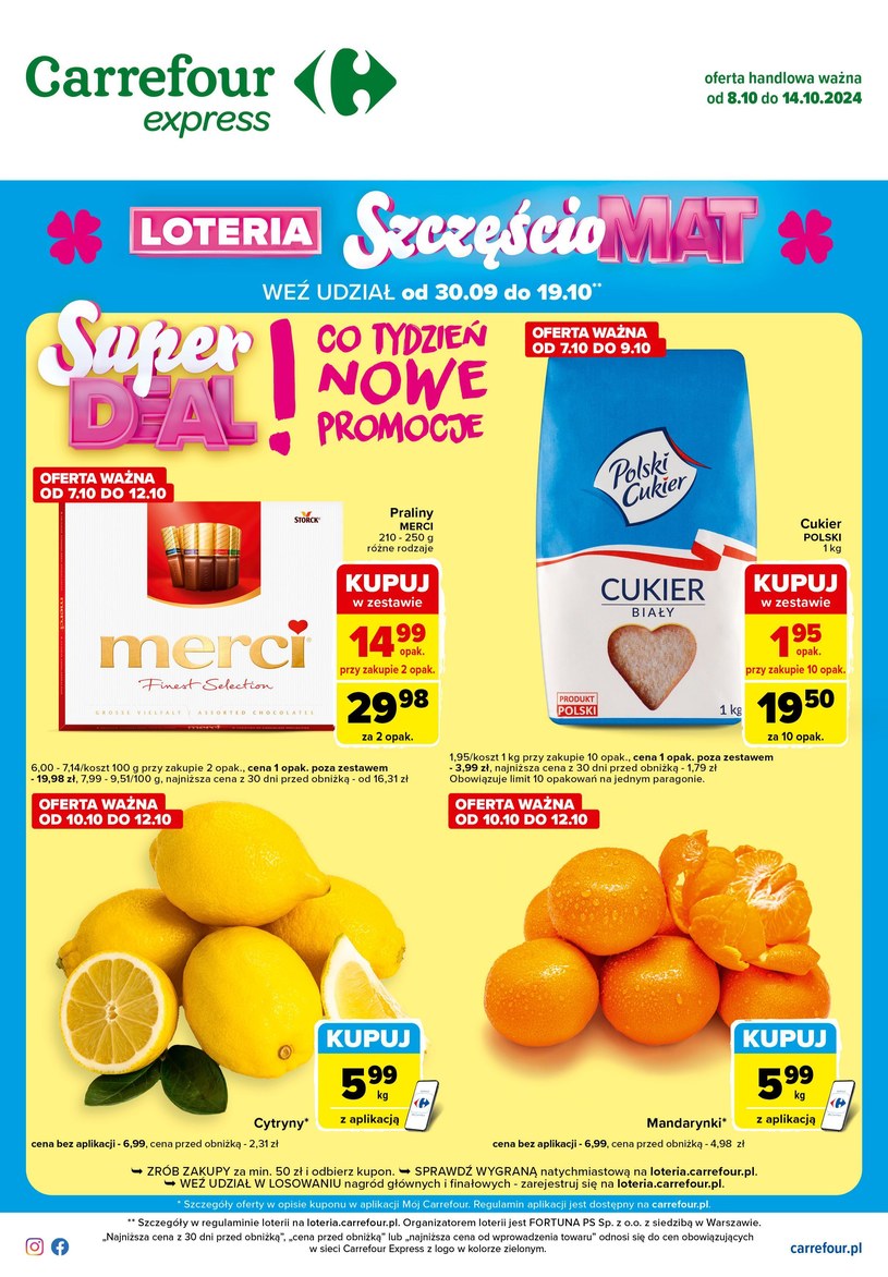 Gazetka: Super deal na smakołyki i świeże owoce - Carrefour Express - strona 1