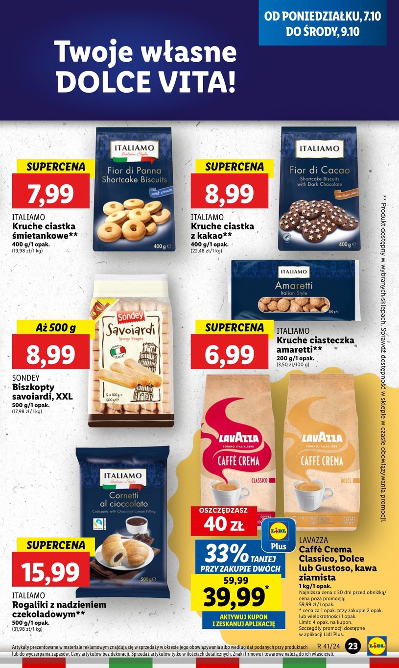 Gazetka: Tydzień włoskich smaków, włoskie inspiracje - Lidl - strona 29