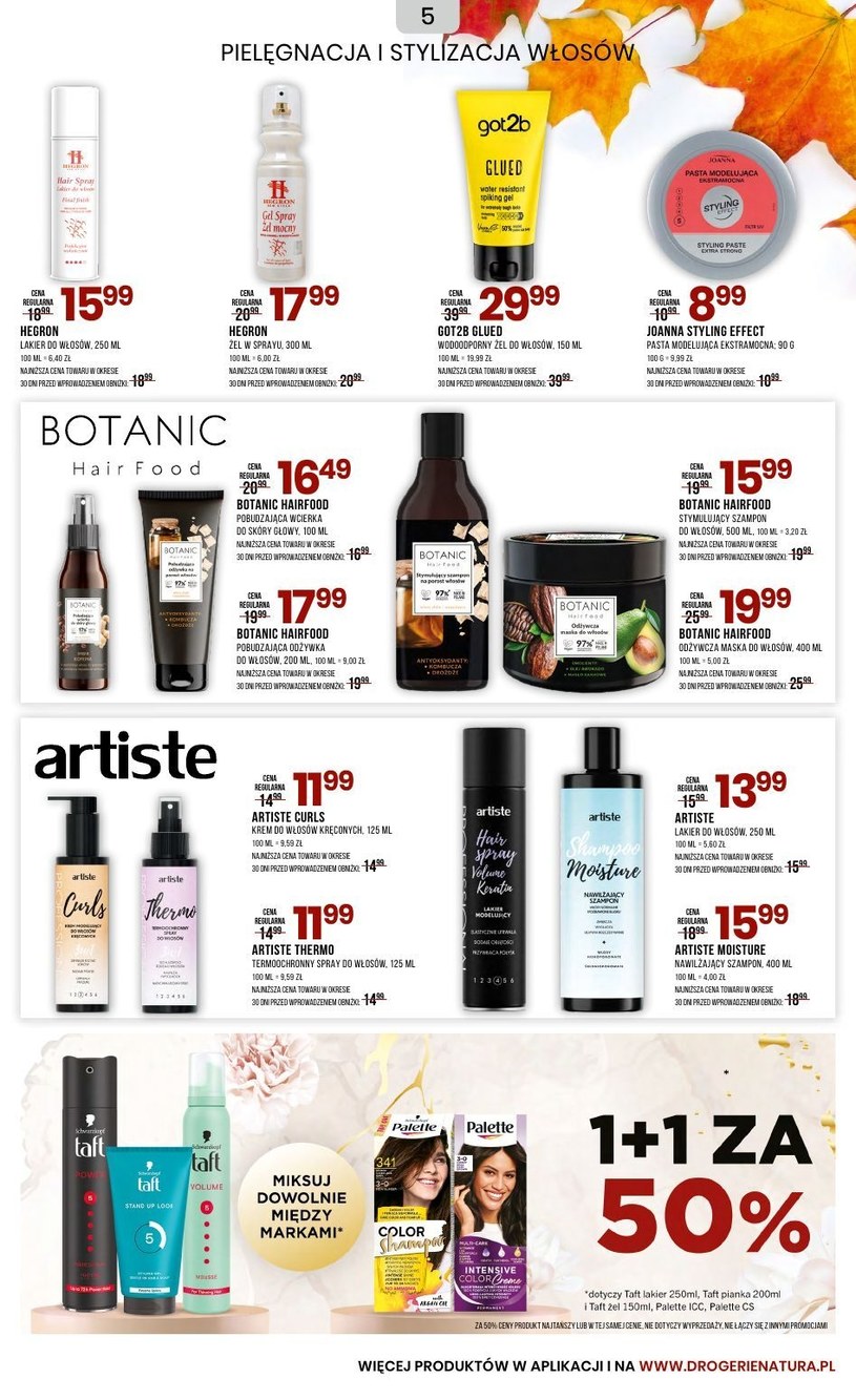 Gazetka: Promocje na perfumy i pielęgnację! - Drogerie Natura - strona 5