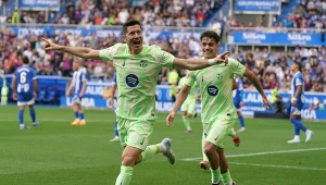 Robert Lewandowski "wygrał" Barcelonie mecz z Deportivo Alaves
