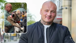 Artur Szpilka zabrał swoje psy na mszę