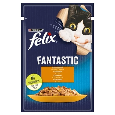 Felix Fantastic Karma dla kotów kurczak w galaretce 85 g - 1