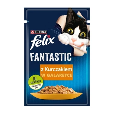 Felix Fantastic Karma dla kotów kurczak w galaretce 85 g - 0