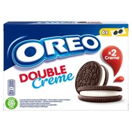 Oreo Double Ciastka kakaowe z nadzieniem o smaku waniliowym 170 g