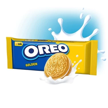 Oreo Golden Ciastka z nadzieniem o smaku waniliowym 44 g (4 sztuki) - 0