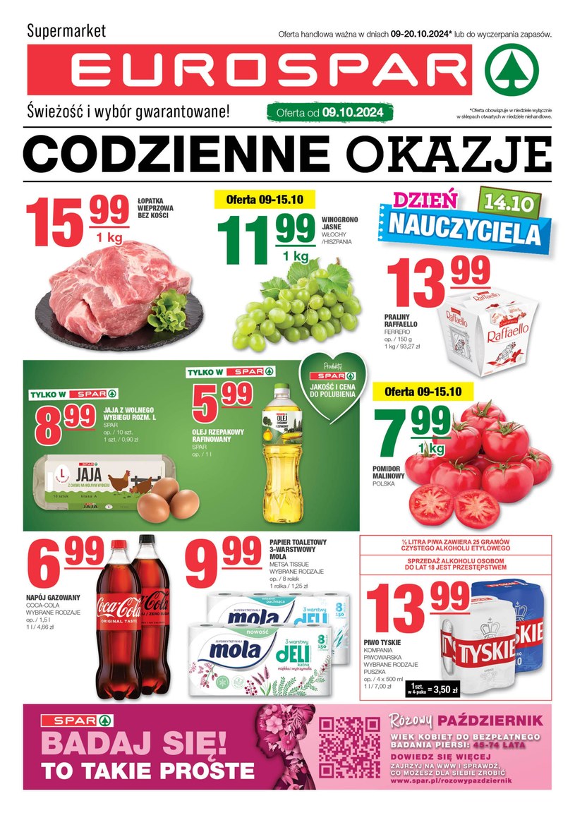 Gazetka: Codzienne okazje! - Euro Spar - strona 1