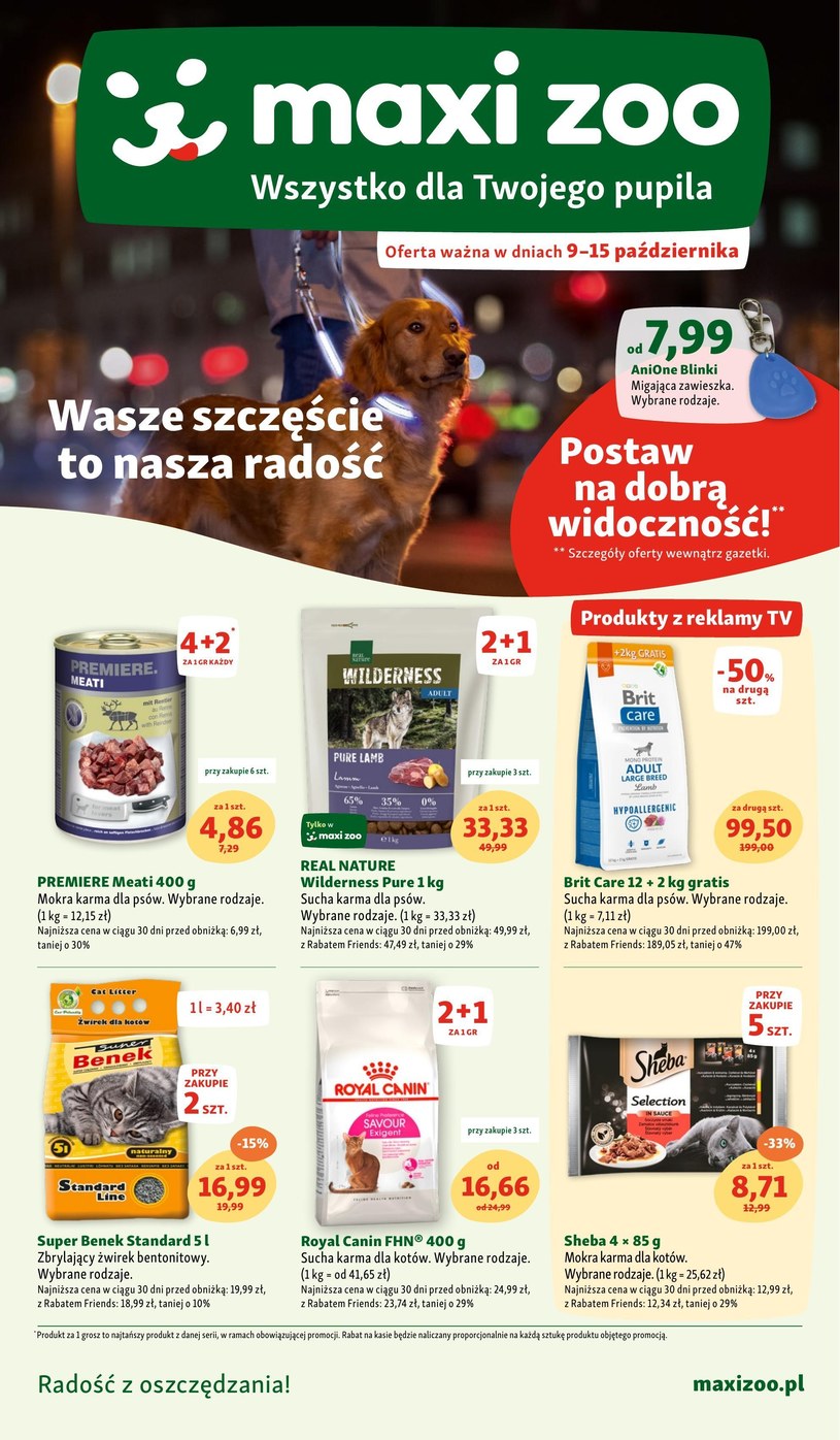 Gazetka: Wasze szczęście to nasza radość! - Maxi Zoo - strona 1