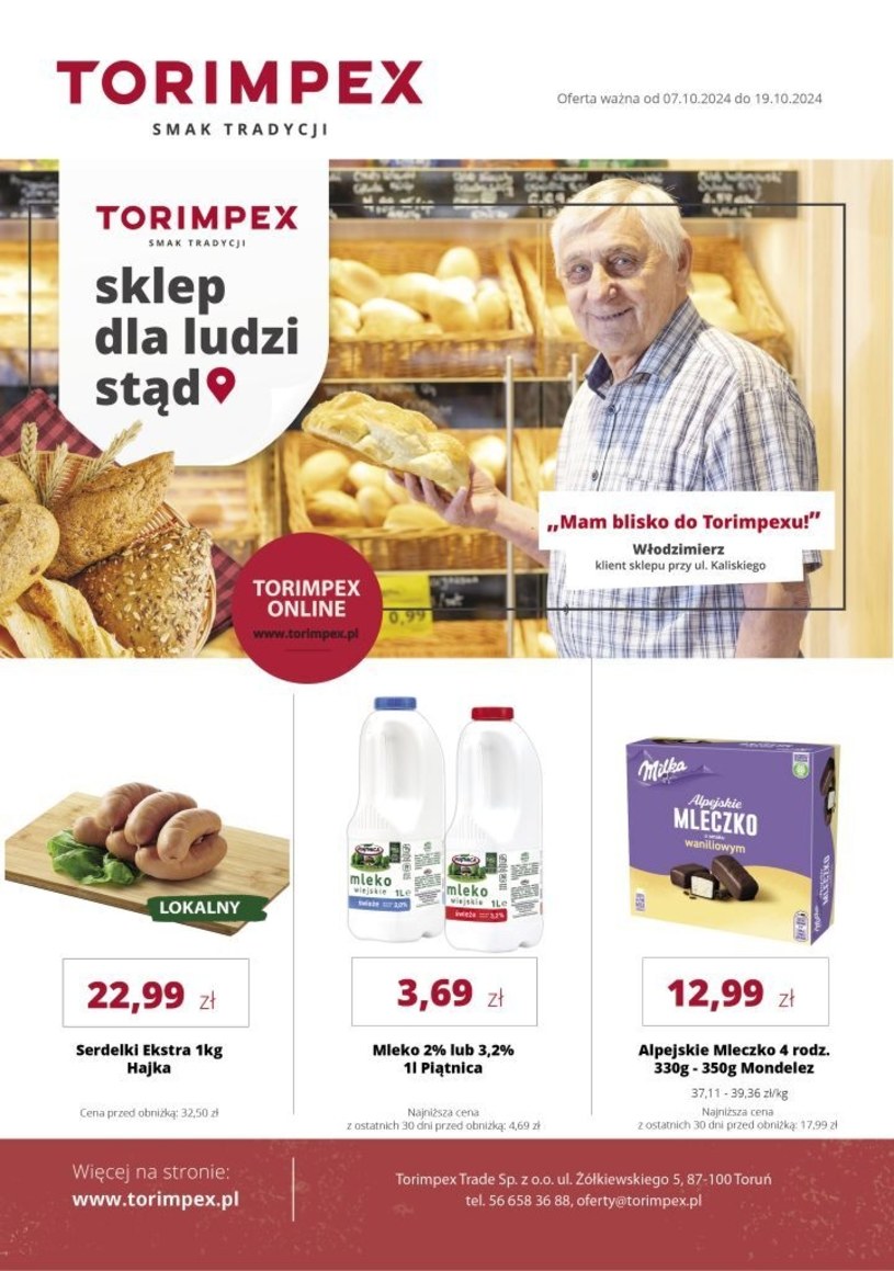 Gazetka promocyjna Torimpex - ważna od 07. 10. 2024 do 19. 10. 2024