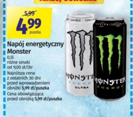 Napój energetyczny Monster