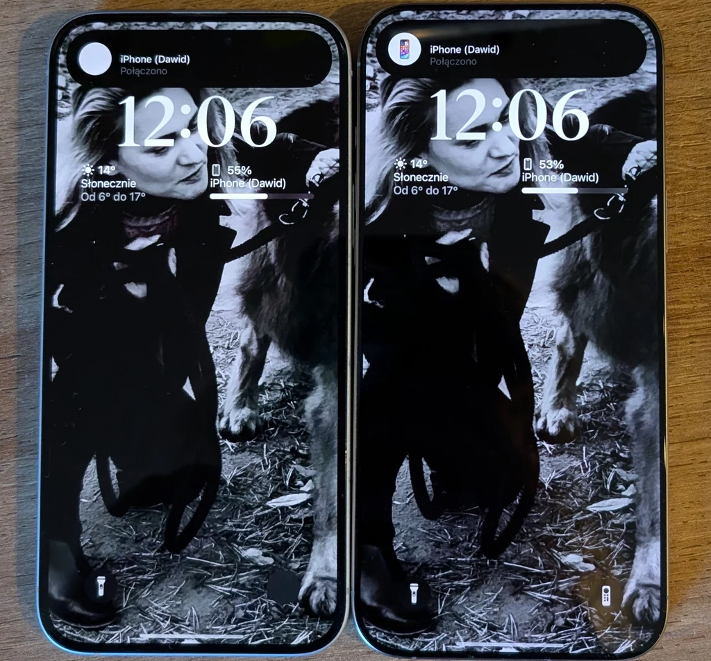 iPhone 15 Plus (6,7") vs iPhone 16 Pro Max (6,9") - różnice w wielkości są dostrzegalne.