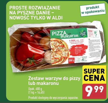 Zestaw warzyw Aldi