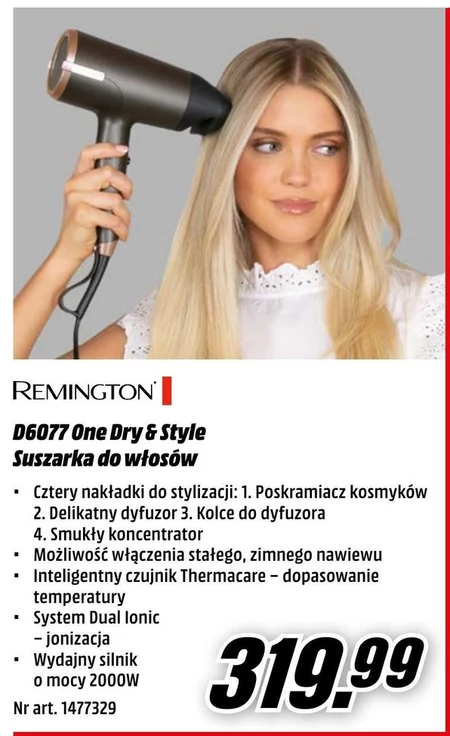 Suszarka do włosów Remington