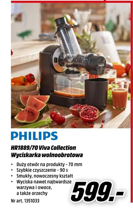 Wyciskarka wolnoobrotowa Philips