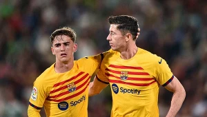 Gavi i Robert Lewandowski