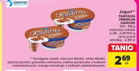 Fantasia Jogurt kremowy pomarańczowe galaretki w błyszczącej polewie czekoladowej 105 g