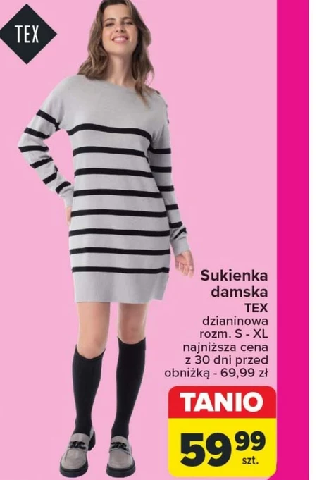 Sukienka damska TEX