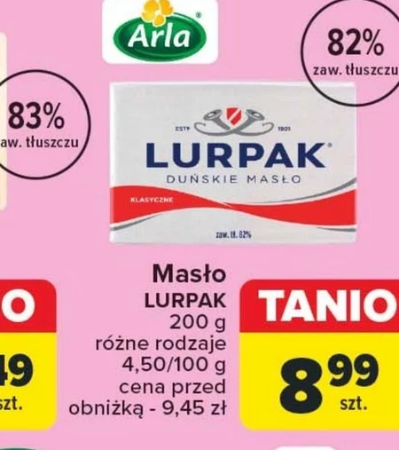 Lurpak Masło klasyczne 200 g