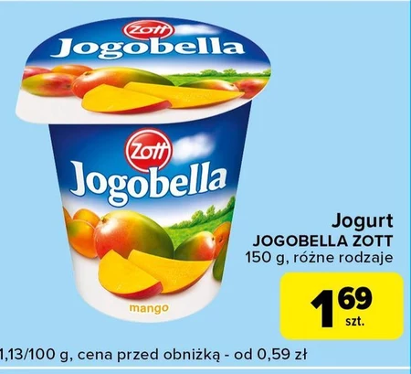 Zott Jogobella Jogurt owocowy Exotic 150 g