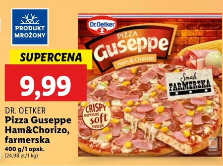Dr. Oetker Guseppe Pizza z szynką i salami chorizo 400 g