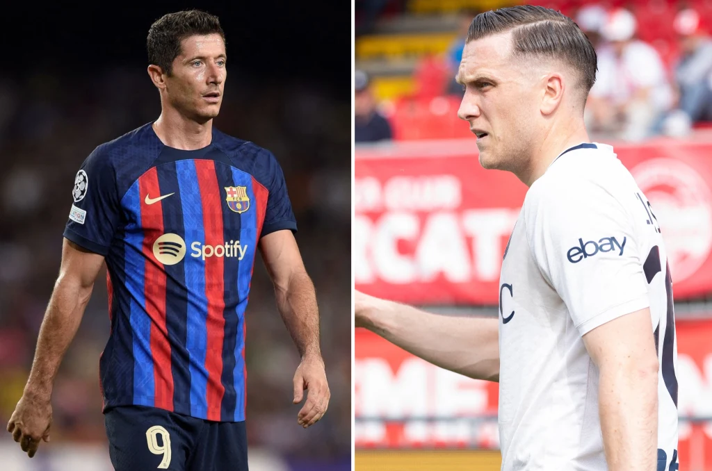 Robert Lewandowski i Piotr Zieliński Robert Lewandowski i Piotr Zieliński