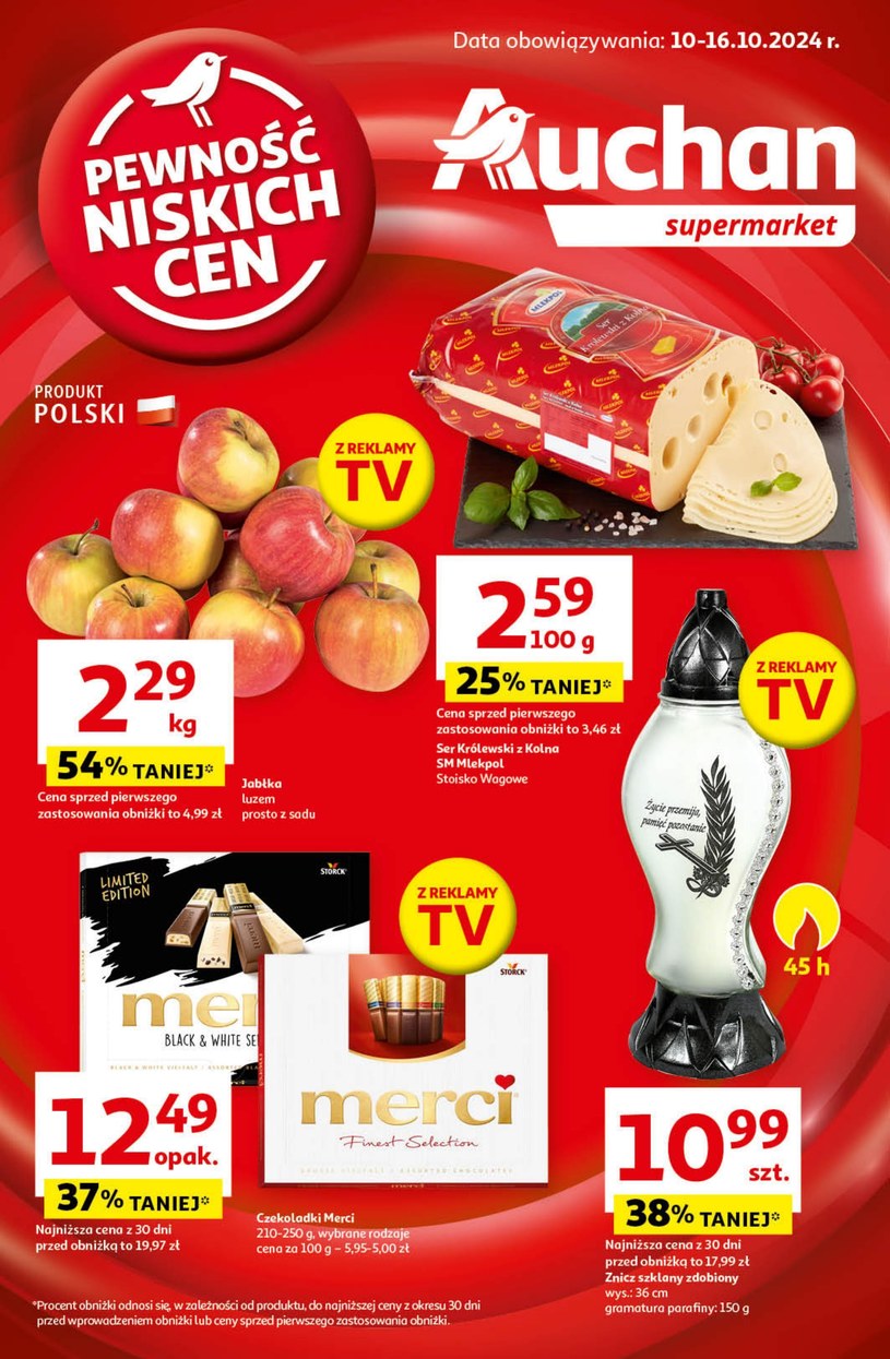 Gazetka promocyjna Auchan Supermarket - wygasła 1 dni temu