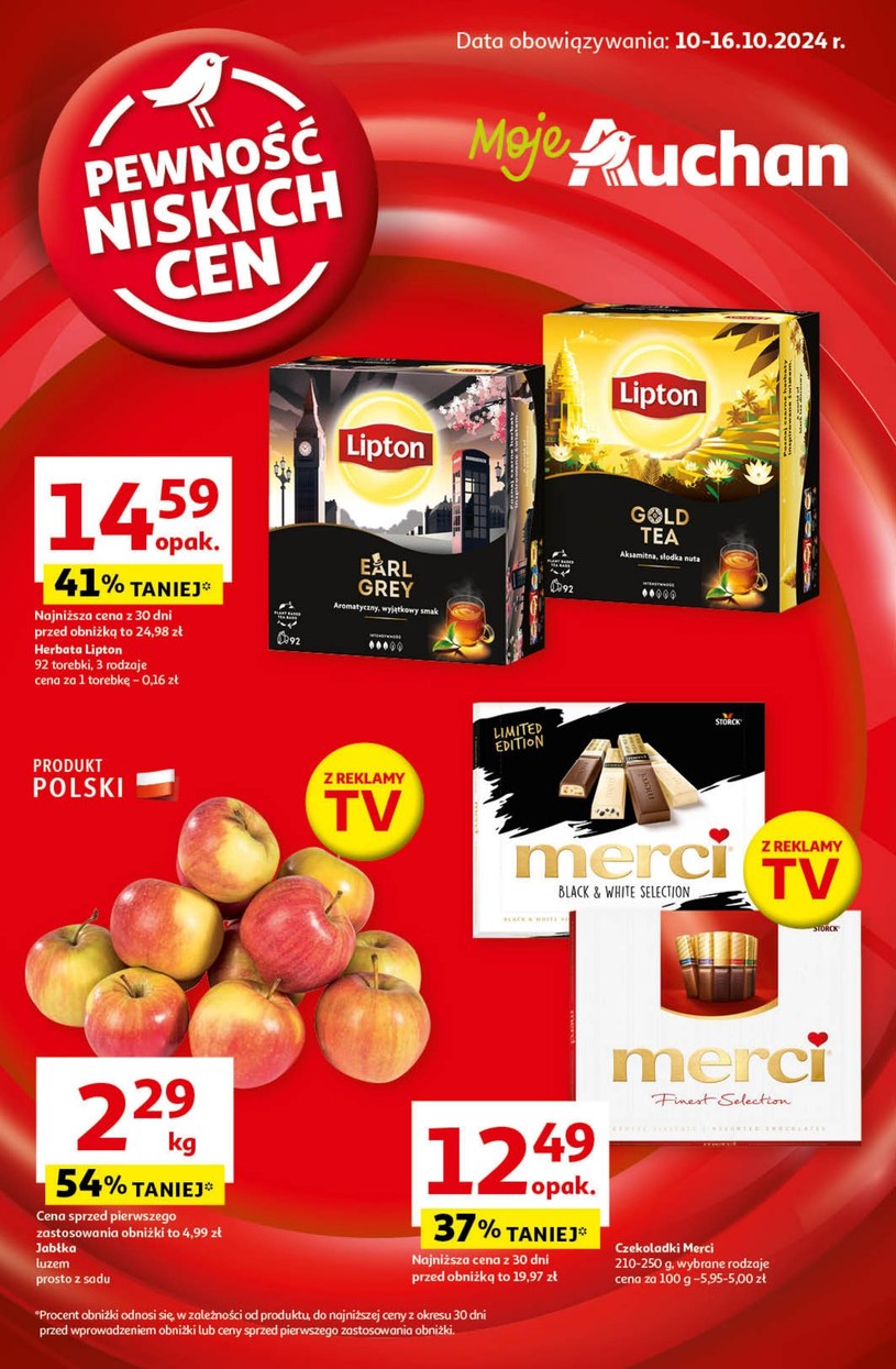 Gazetka promocyjna Moje Auchan - ważna od 10. 10. 2024 do 16. 10. 2024