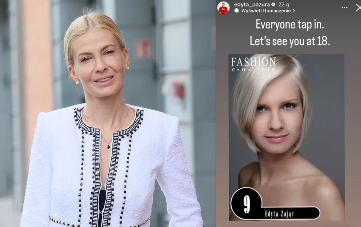 Edyta Pazura pokazała zdjęcie z młodości