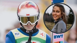 Paweł Wąsek z siostrą Katarzyną Wąsek (w ramce)
