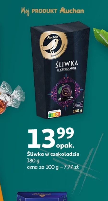 Śliwki w czekoladzie Auchan