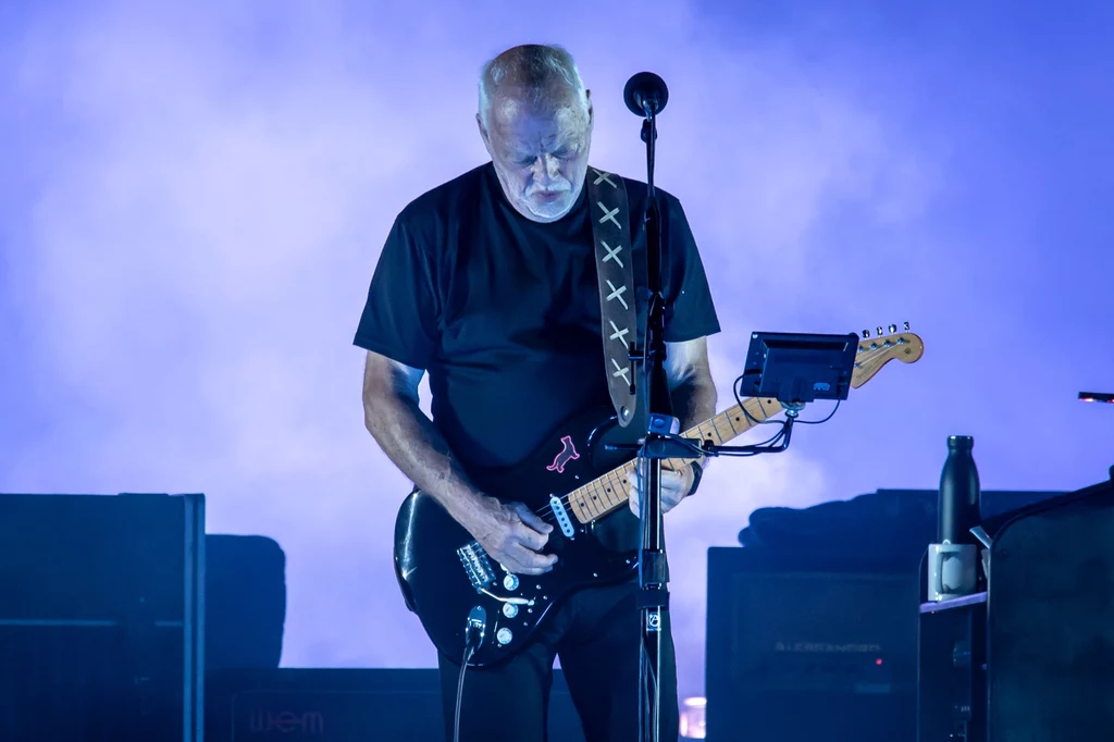 David Gilmour na scenie Circo Massimo w Rzymie - 27 września 2024 r.