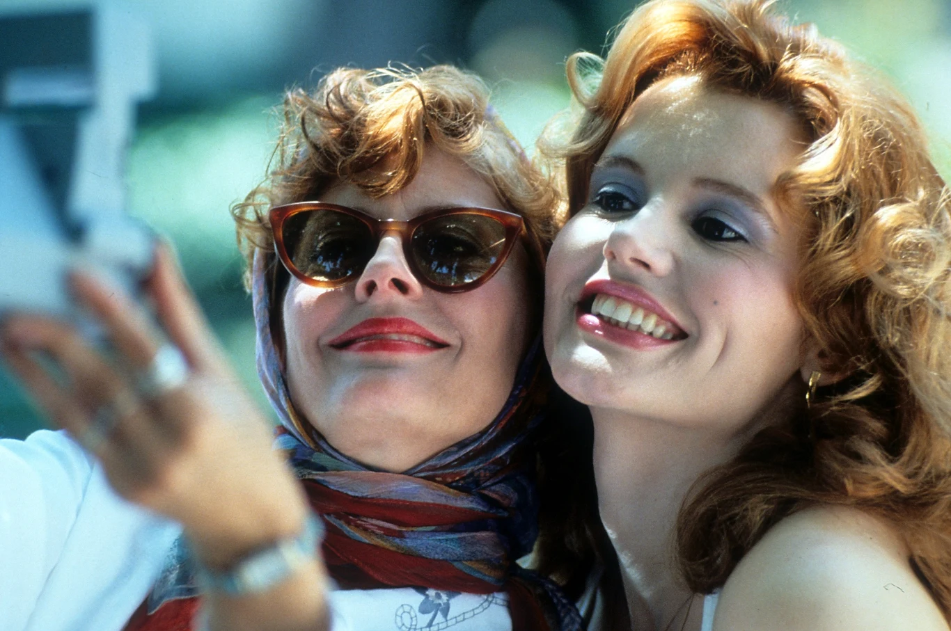 Susan Sarandon i Geena Davis w filmie "Thelma i Louise" Susan Sarandon i Geena Davis w filmie "Thelma i Louise"