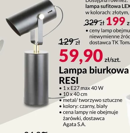 Lampa biurkowa