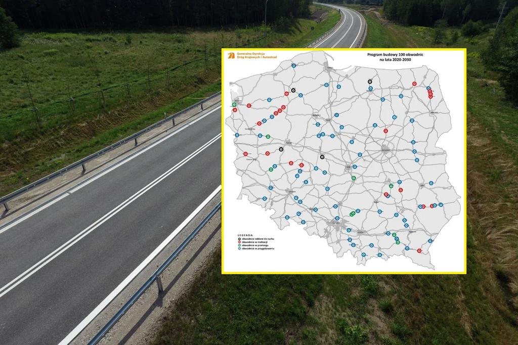 GDDKiA podsumowała stan prac, jeśli chodzi o realizację Programu budowy 100 obwodnic.