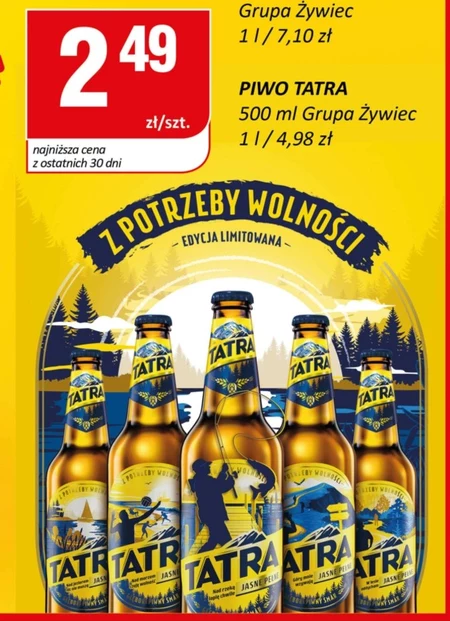 Tatra Piwo jasne pełne 500 ml