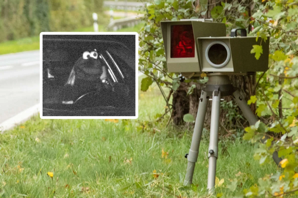 Policjanci z Dortmundu z zaskoczeniem oglądali zdjęcie z fotoradaru Policjanci z Dortmundu z zaskoczeniem oglądali zdjęcie z fotoradaru
