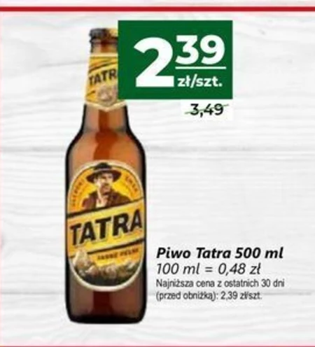 Tatra Piwo jasne pełne 500 ml